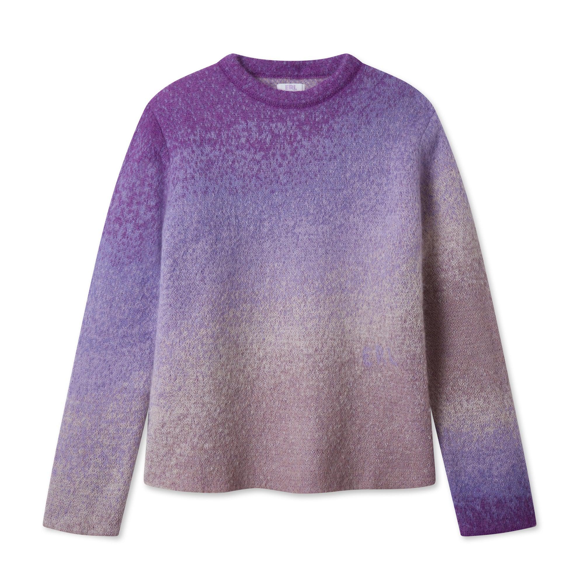 ERL Gradient Crew Neck Sweater (Purple) by ERL
