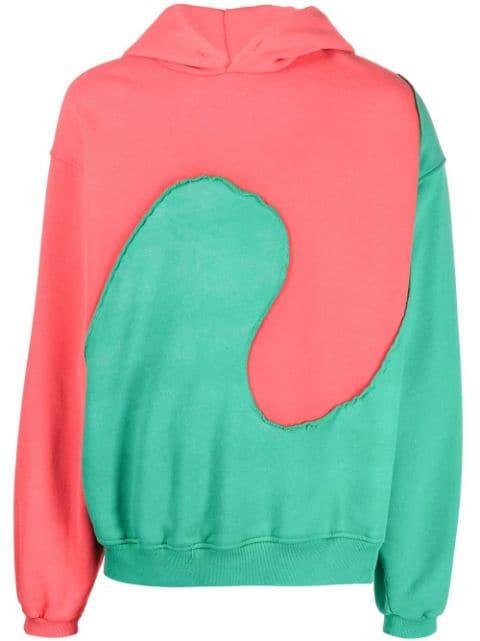 Waves two-tone hoodie by ERL