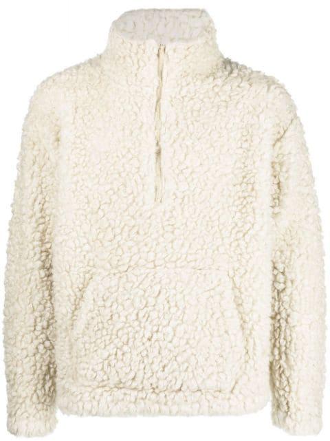 half-zip fleece jumper by ERL