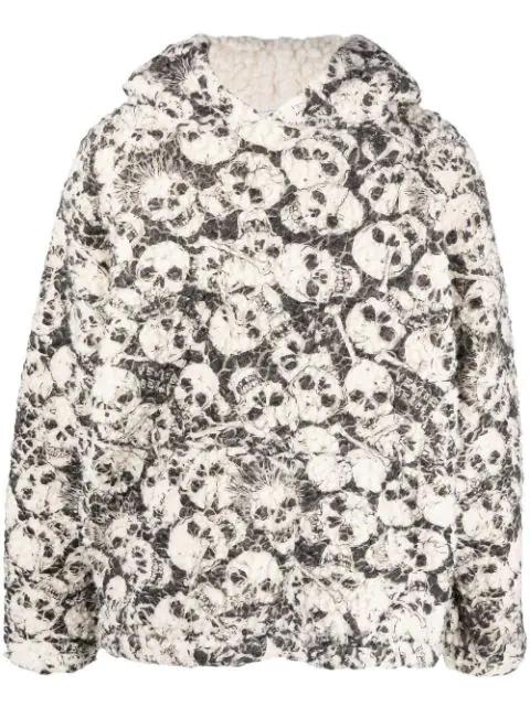 skull-print pullover hoodie by ERL