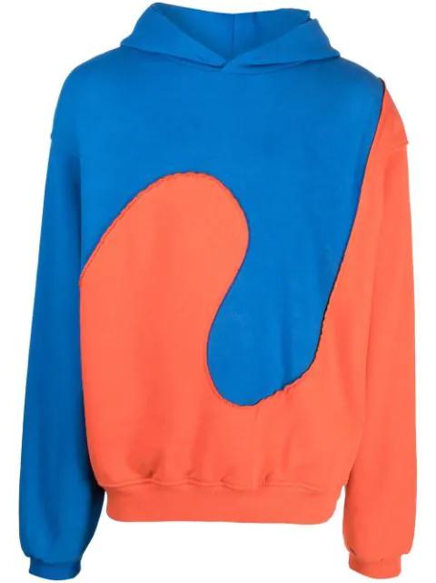 two-tone pullover hoodie by ERL