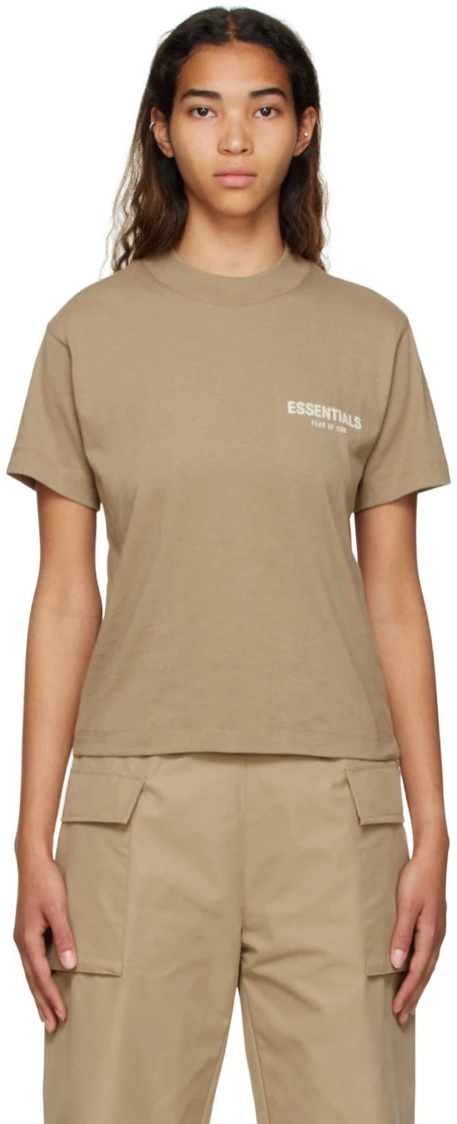 essentials tan shirt