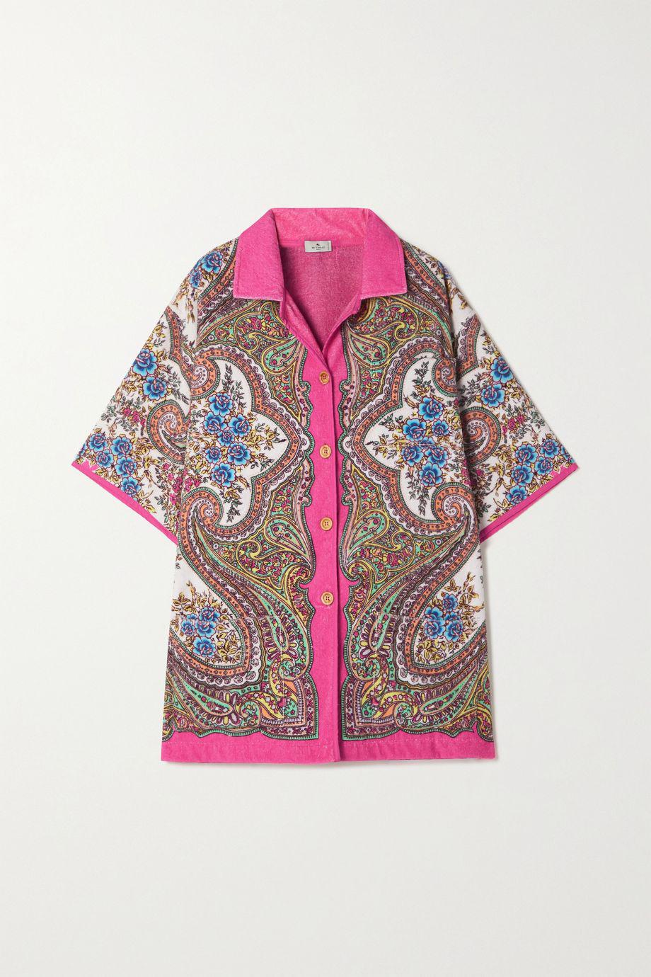 Karla printed cotton-terry shirt by ETRO