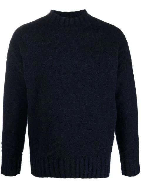 multi-knit wool-cashmere jumper by ETRO 