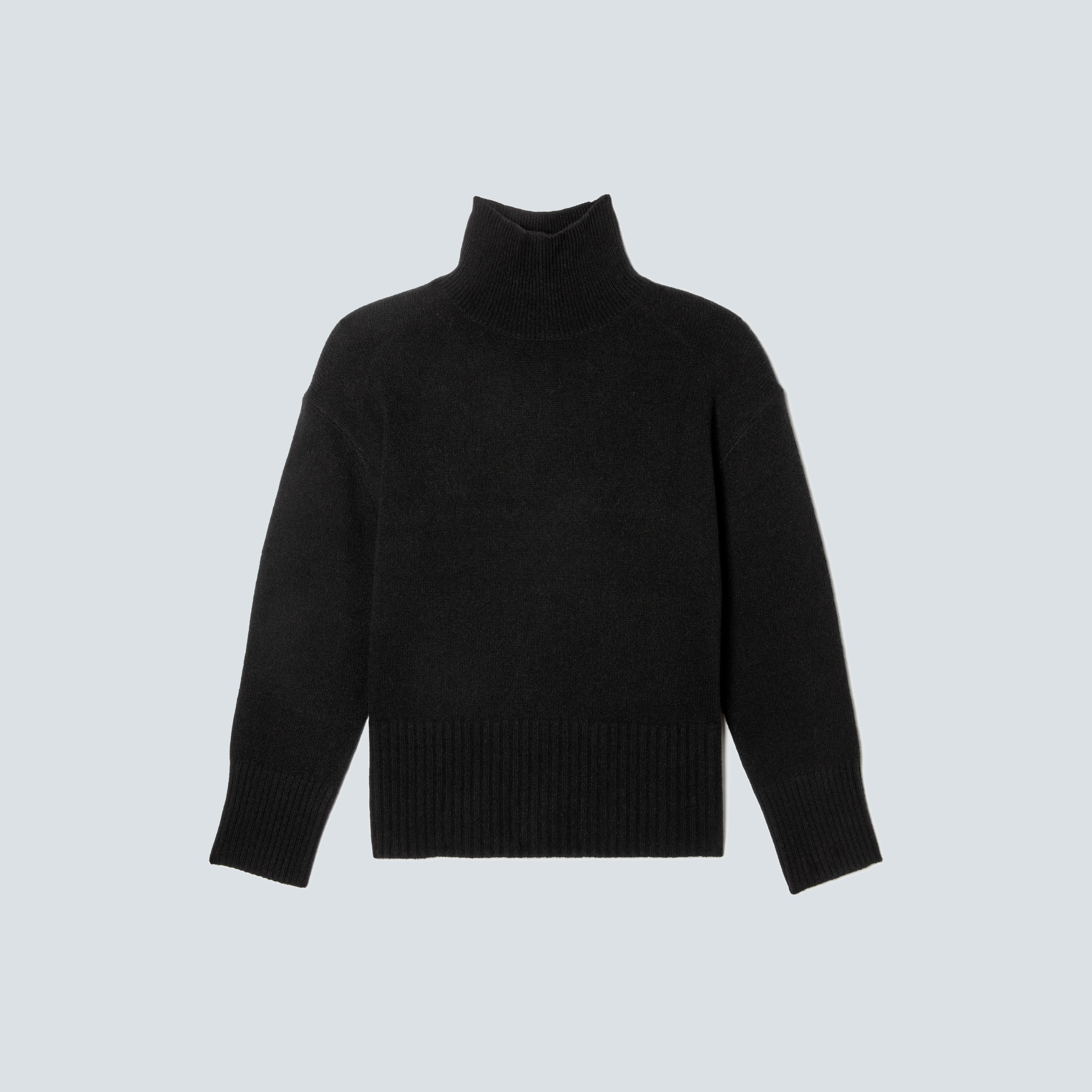 The Cashmere Ribbed Turtleneck by 