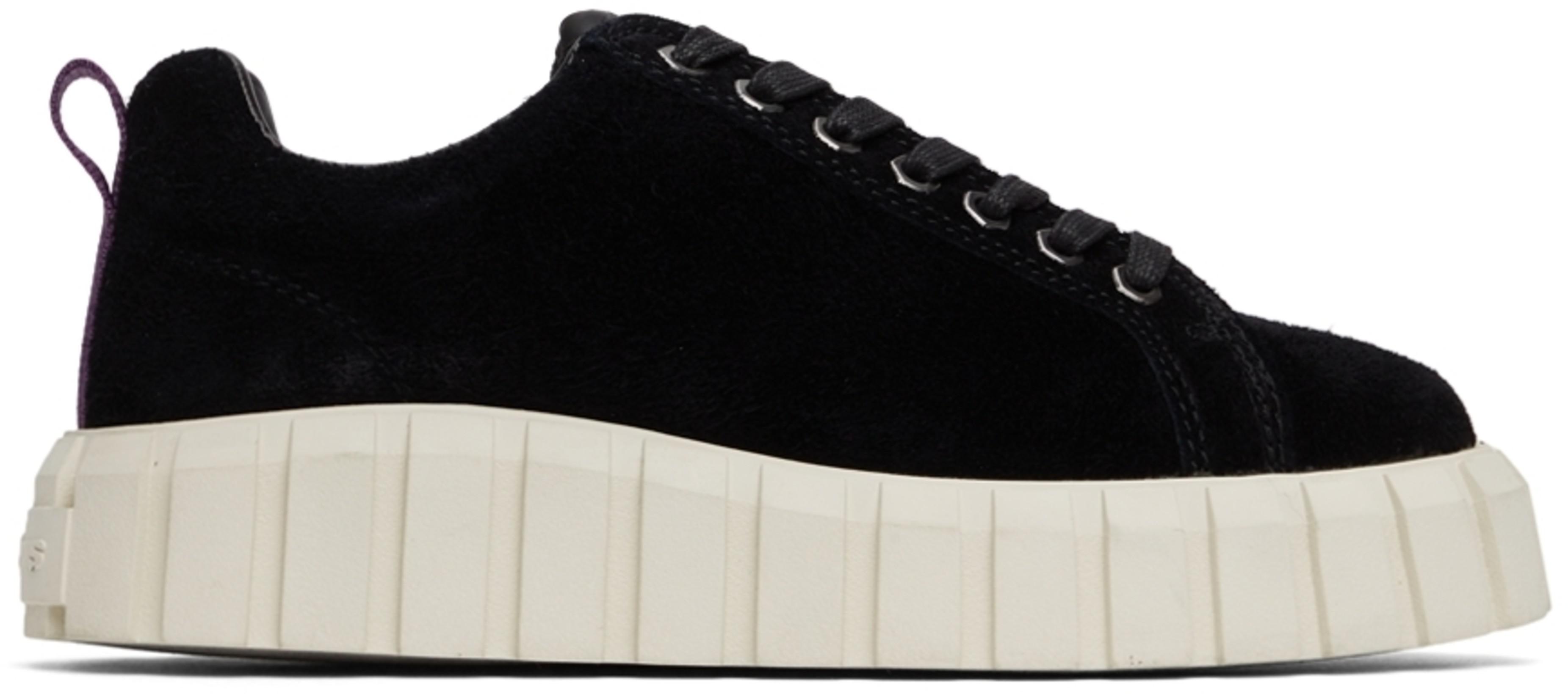 Black Suede Odessa Sneakers by EYTYS 