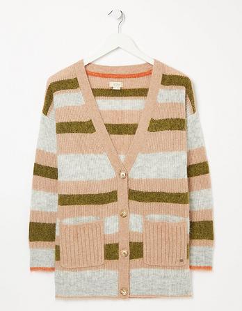 Lily Stripe Cardigan by FATFACE 