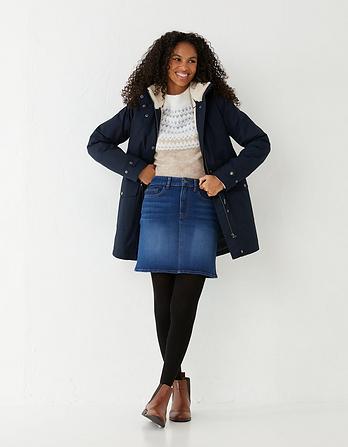 Caroline Faux Fur Coat by FATFACE 