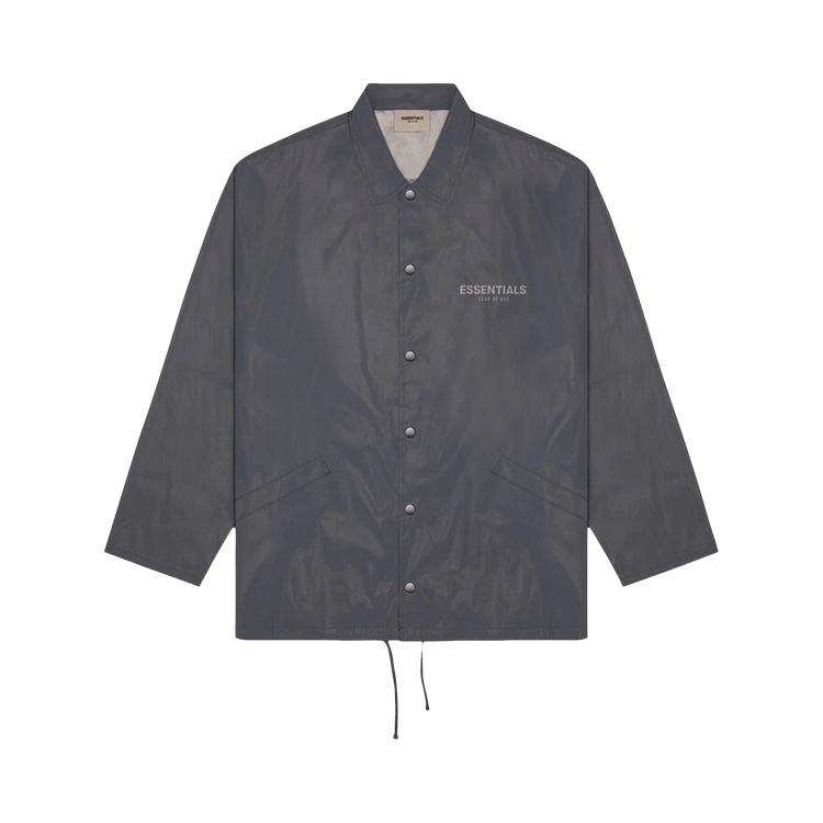 Fear of God Essentials Coach Jacket 'Black Reflective' by FEAR OF GOD