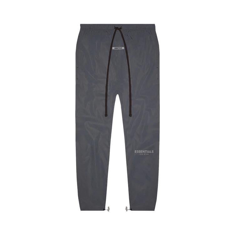Fear of God Essentials Track Pants 'Black Reflective' by FEAR OF GOD