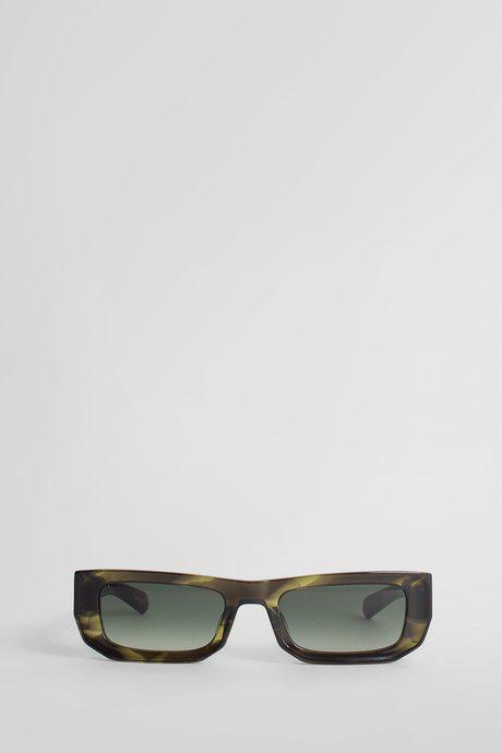 Flatlist Olive Horn Bricktop Sunglasses by FLATLIST