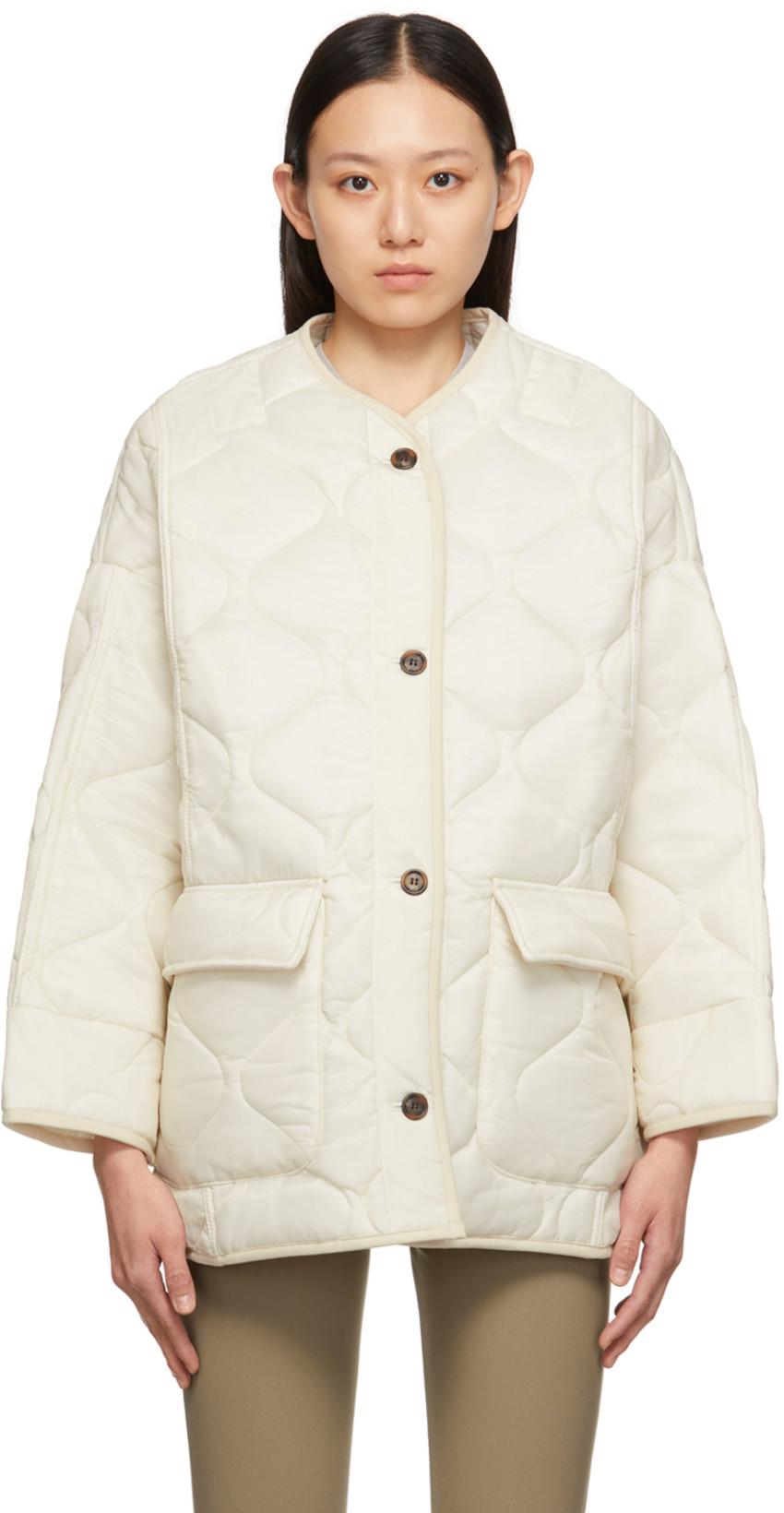 OffWhite Teddy Quilted Jacket by FRANKIE SHOP jellibeans