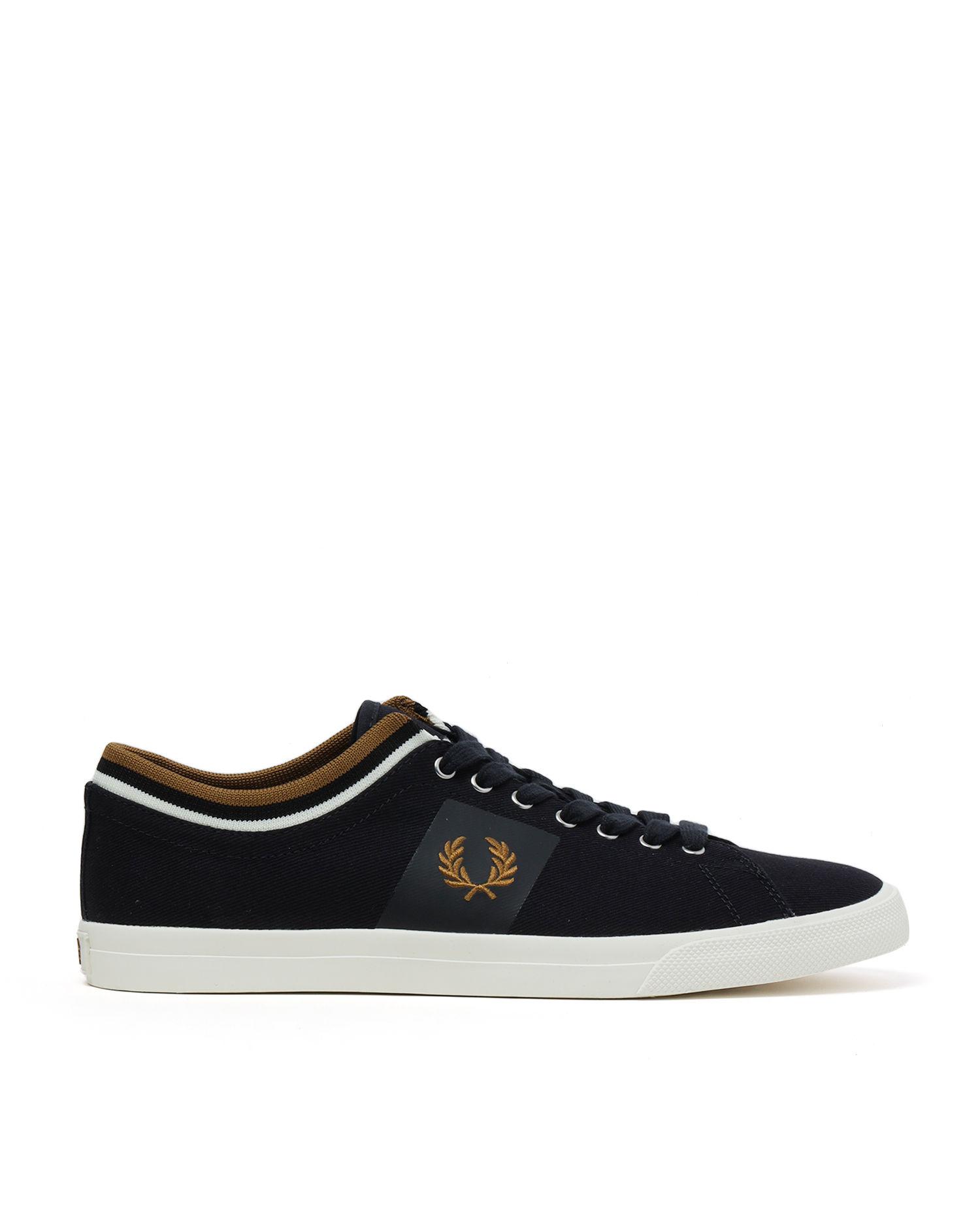 Underspin tipped cuff twill trainers by 