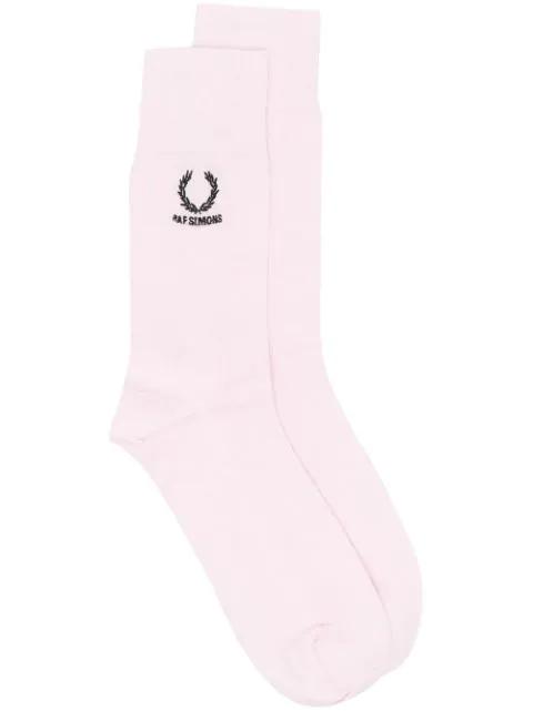 Womens Clothing Hosiery Socks Walter Van Beirendonck Animal-pattern Socks in Pink 
