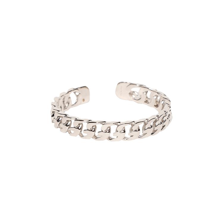 Givenchy G Chain Small Bangle Bracelet 'Silver' by GIVENCHY