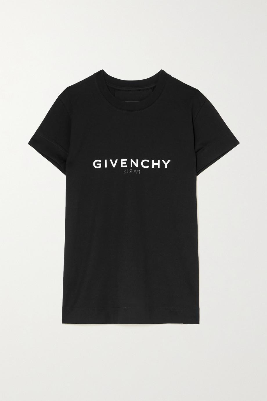Printed cotton-jersey T-shirt by GIVENCHY
