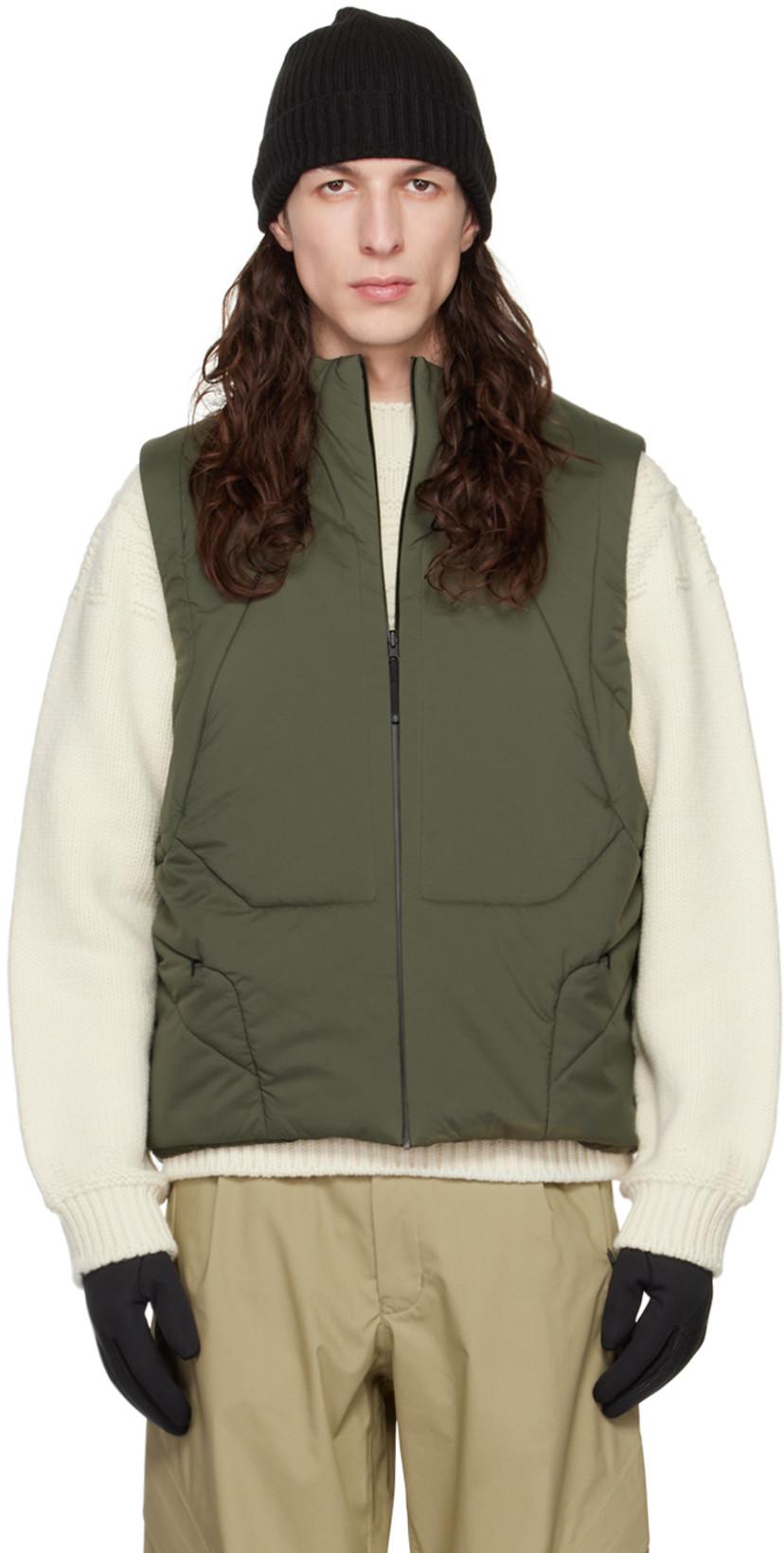 MC High Point Microsuede Reversible Vest Olive/Taupe