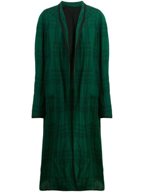 check duster coat by HAIDER ACKERMANN