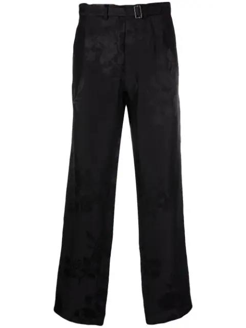 jacquard belted trousers by HAIDER ACKERMANN