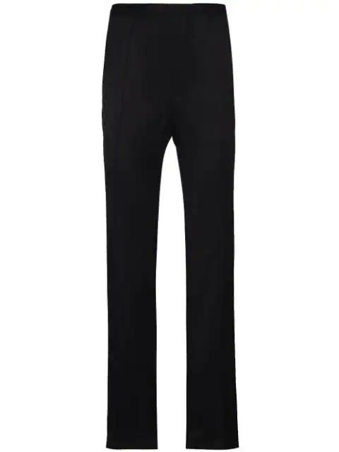 pressed-crease cotton tailored trousers by HAIDER ACKERMANN