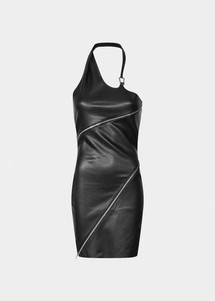 ARENACEOUS LEATHER DRESS by HELIOT EMIL
