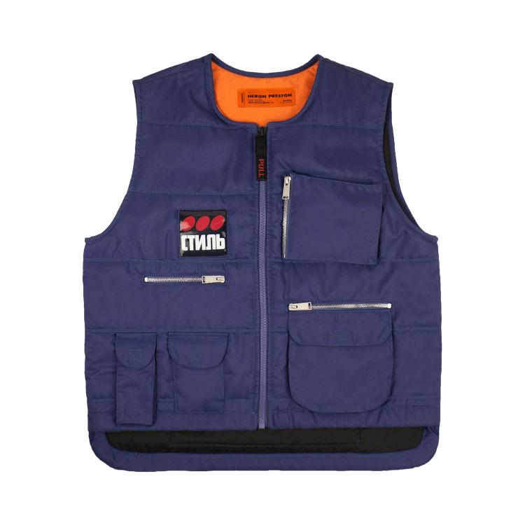 Heron Preston multi pocket fire vest