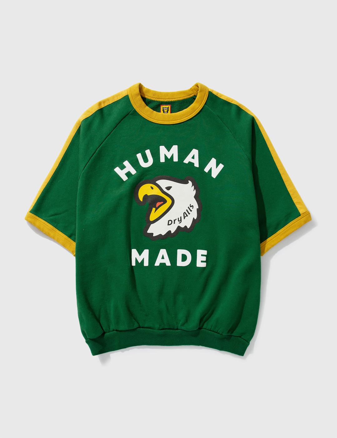 はグレーで HUMAN MADE - HUMAN MADE SHORT SLEEVE SWEATSHIRTの通販