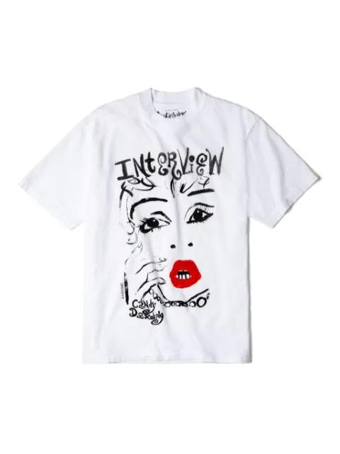 x Tabboo! Candy Darling T-shirt by INTERVIEW MAGAZINE