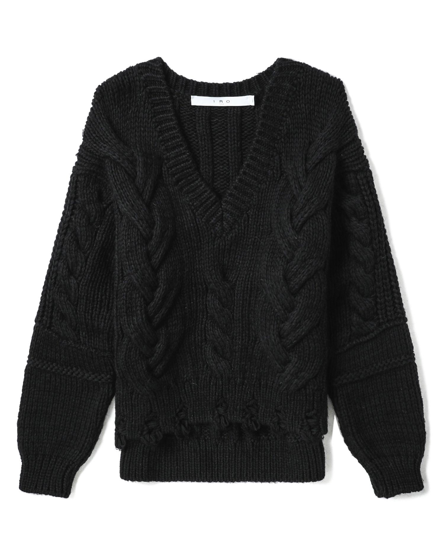 Cable-knit relaxed sweater by IRO 