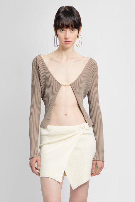Longue Seamless Charm Logo Cardigan 