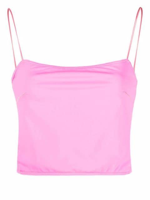 cropped square-neck top by JACQUEMUS