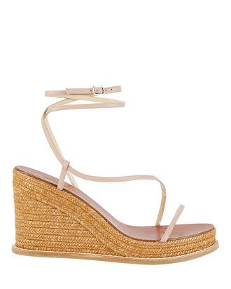 Danai 100 Leather Wedge Espadrille Sandals by JIMMY CHOO