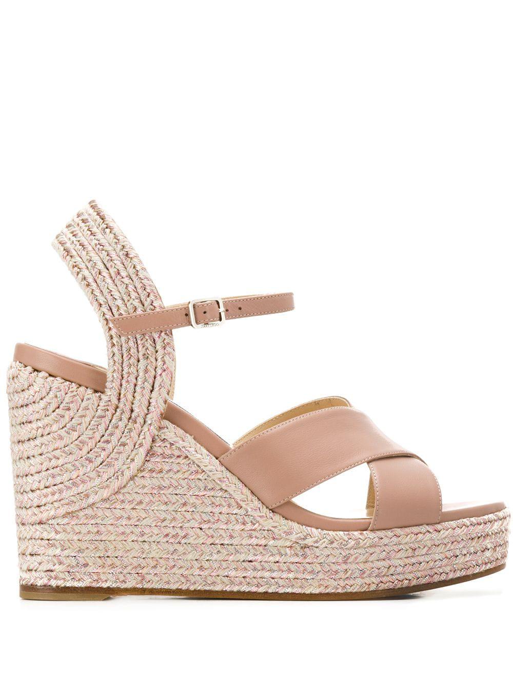 Dellena 100mm wedge sandals by JIMMY CHOO
