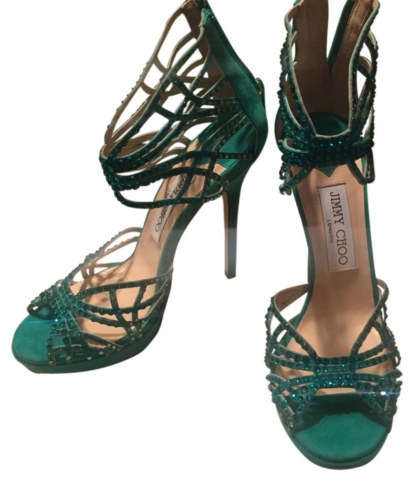 jimmy choo emerald green shoes