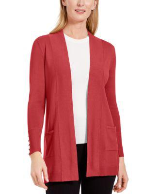 Open-Front Cardigan by JM COLLECTION 