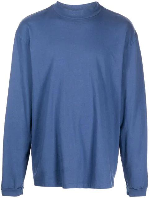 John Elliott Cotton 900 Long-sleeved T-shirt in Blue for Men Mens Clothing T-shirts Long-sleeve t-shirts 