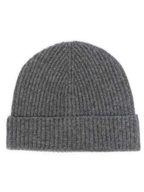cashmere knitted beanie hat by JOHNSTONS OF ELGIN