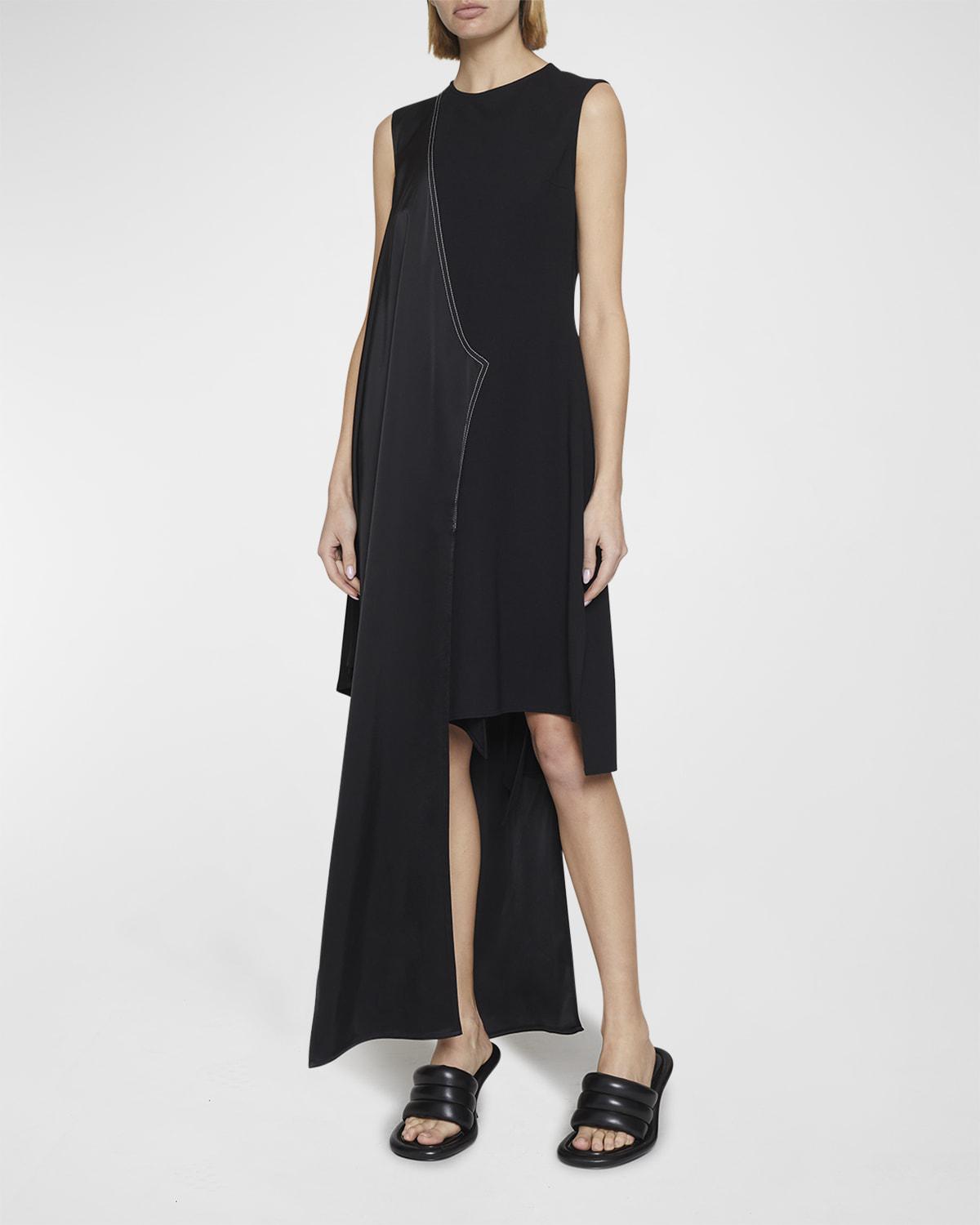 Asymmetric Draped Sleeveless Dress by JW ANDERSON