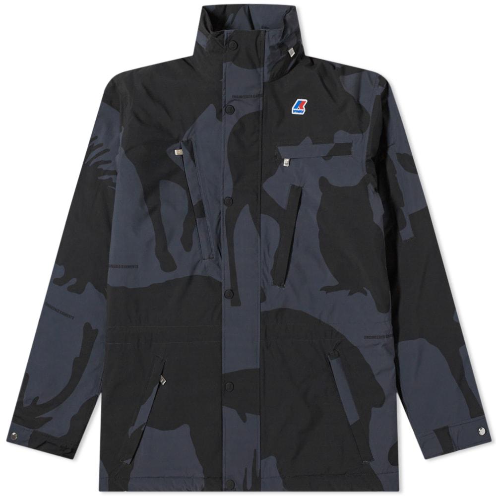 KWay x Engineered Garments Animal Print Field Jacket by KWAY jellibeans