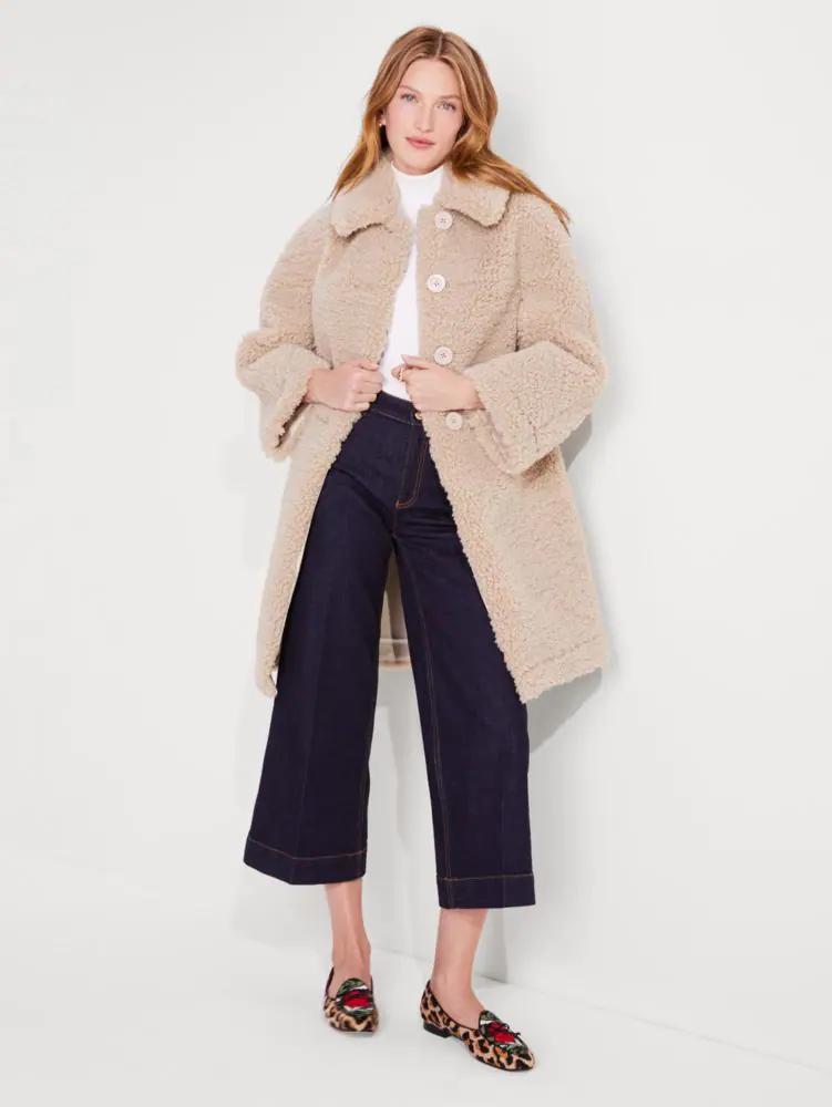 Faux Shearling Coat by KATE SPADE NEW YORK
