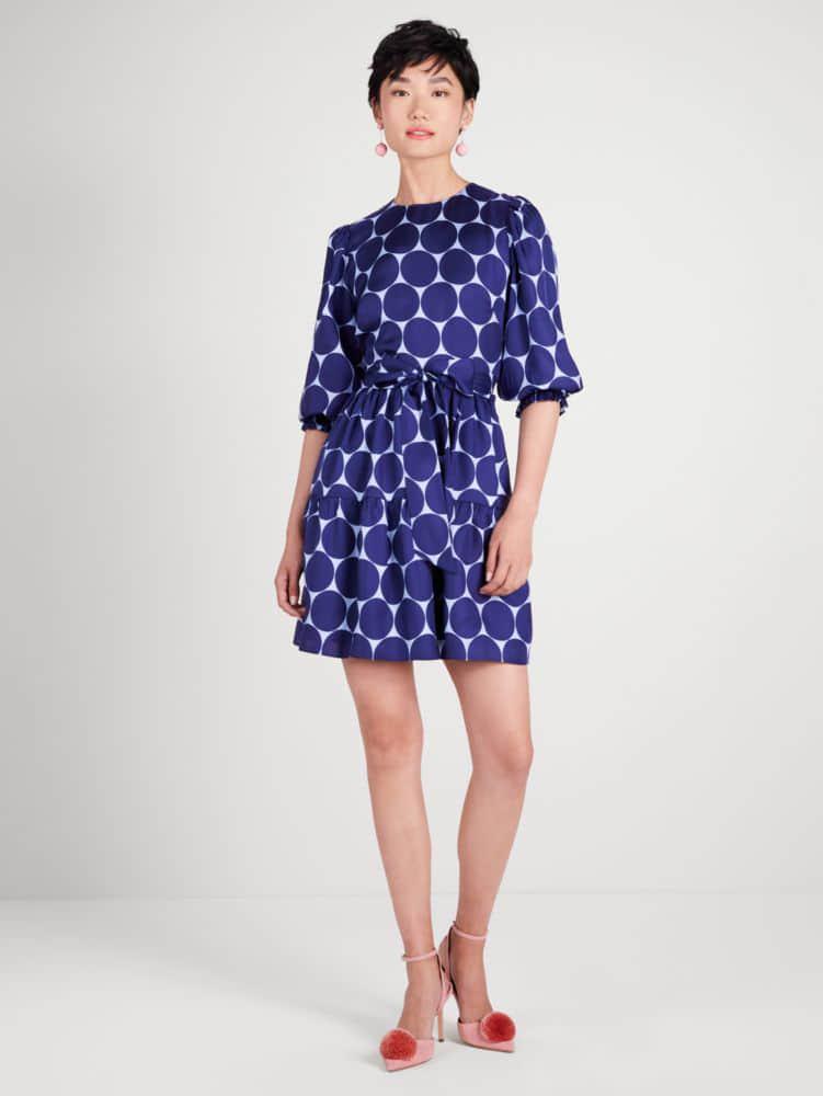 Joy Dot Silk-blend Twill Dress by KATE SPADE NEW YORK