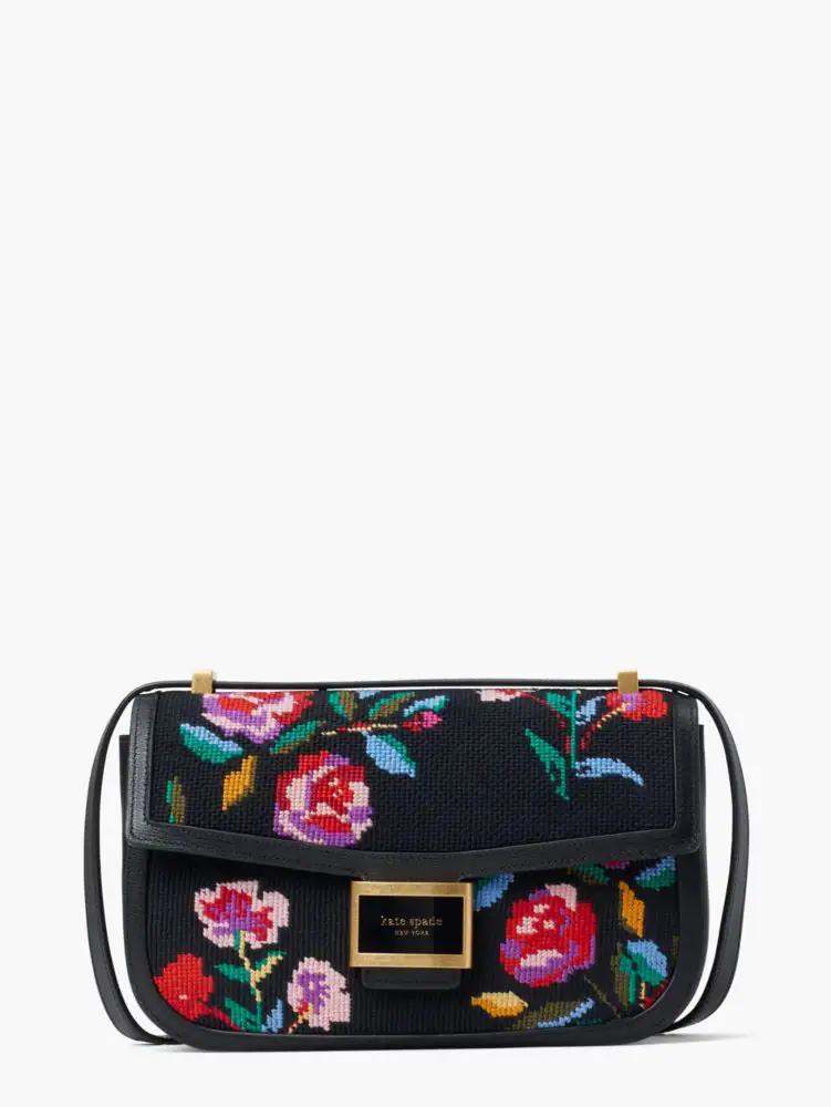 Katy Autumn Floral Needlepoint Medium Convertible Shoulder Bag by KATE SPADE NEW YORK