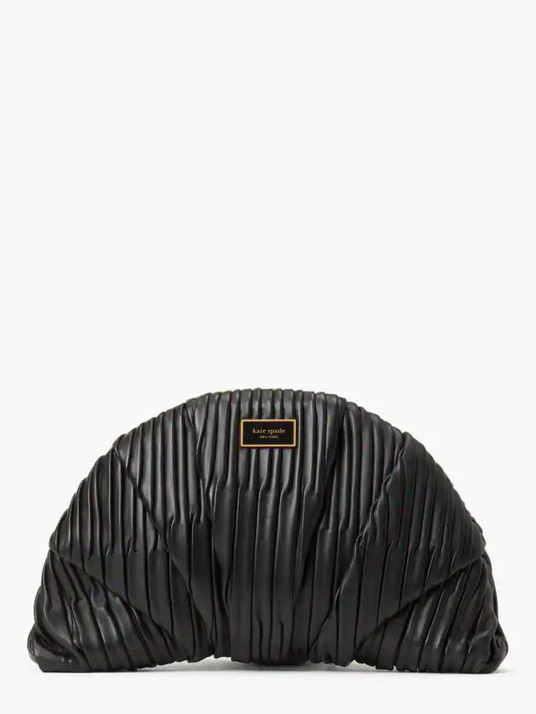 Patisserie Pleated 3d Croissant Clutch by KATE SPADE NEW YORK