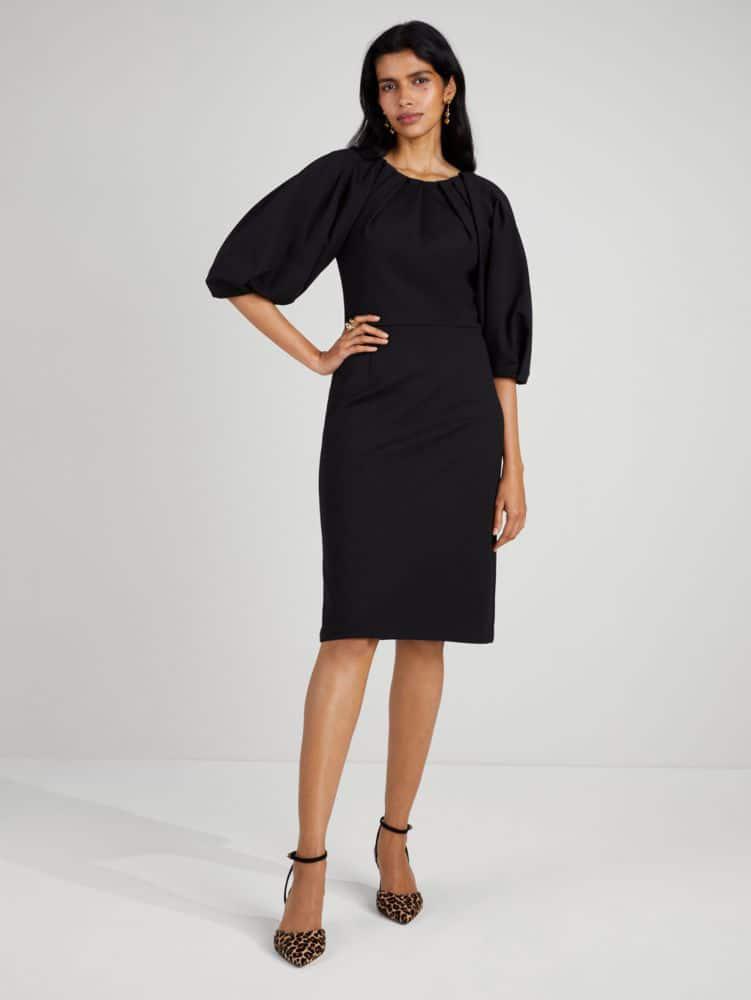 Ponte Pleated-shoulder Dress by KATE SPADE NEW YORK