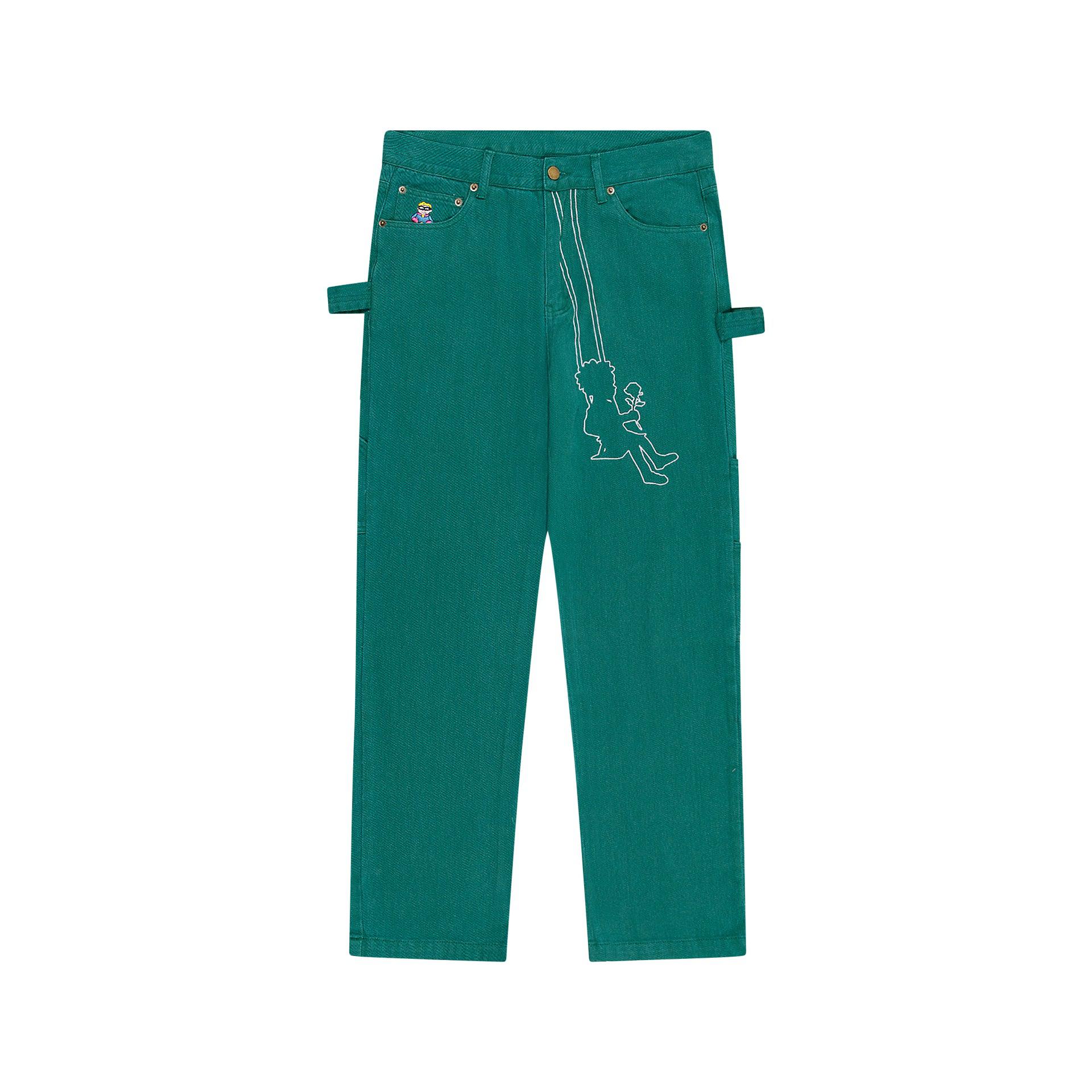 Swingset Pant [Green] by KIDSUPER STUDIOS | jellibeans