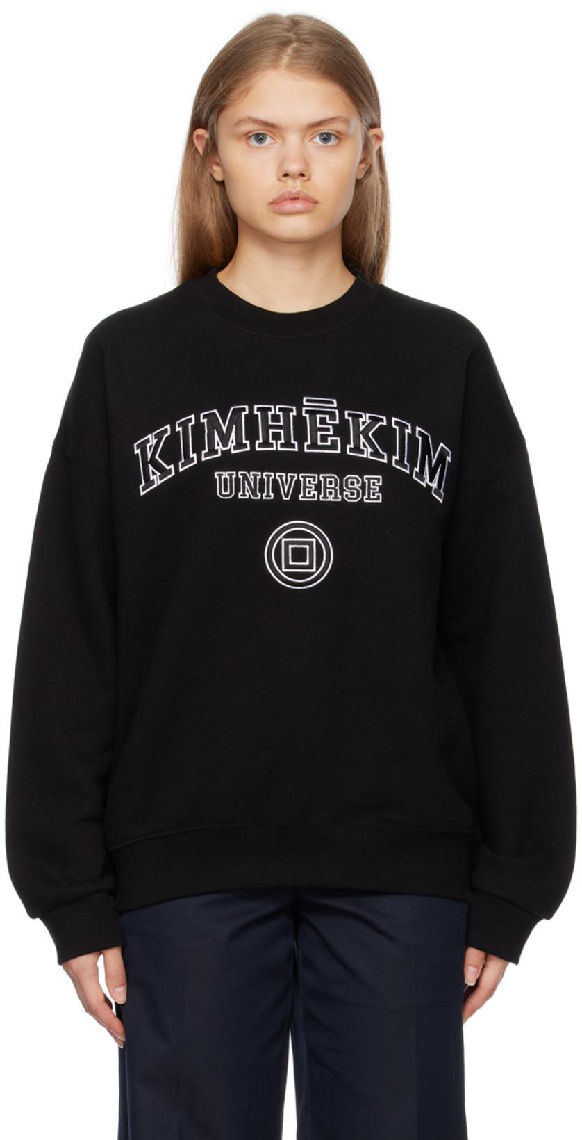 Black 'Universe' Sweater by KIMHEKIM