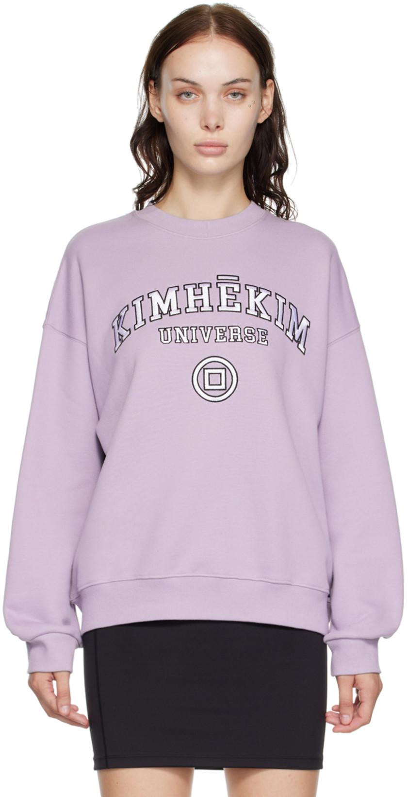Purple 'Universe' Sweatshirt by KIMHEKIM
