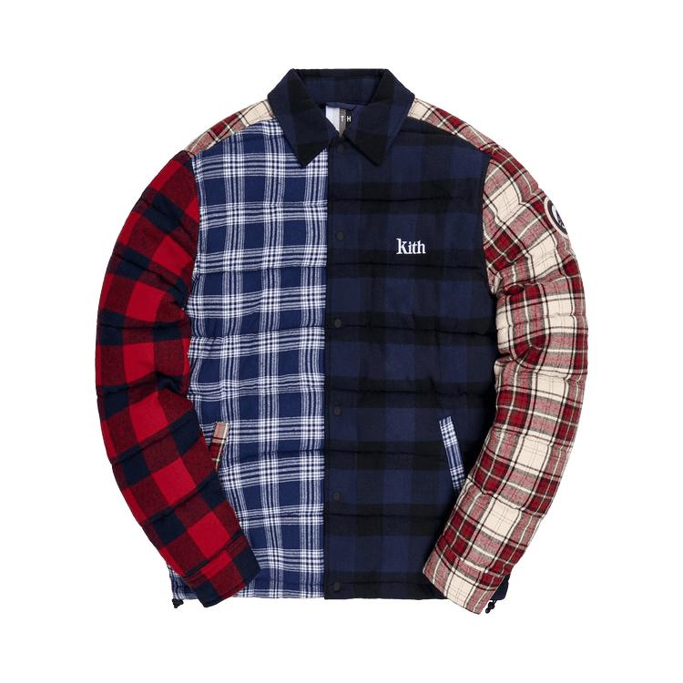 Kith Murray Quilted Shirt Jacket 'Plaid Multi' by KITH