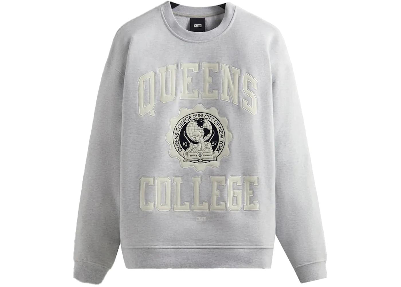 Russell Athletic CUNY Queens College Crewneck Light Heather Grey by KITH