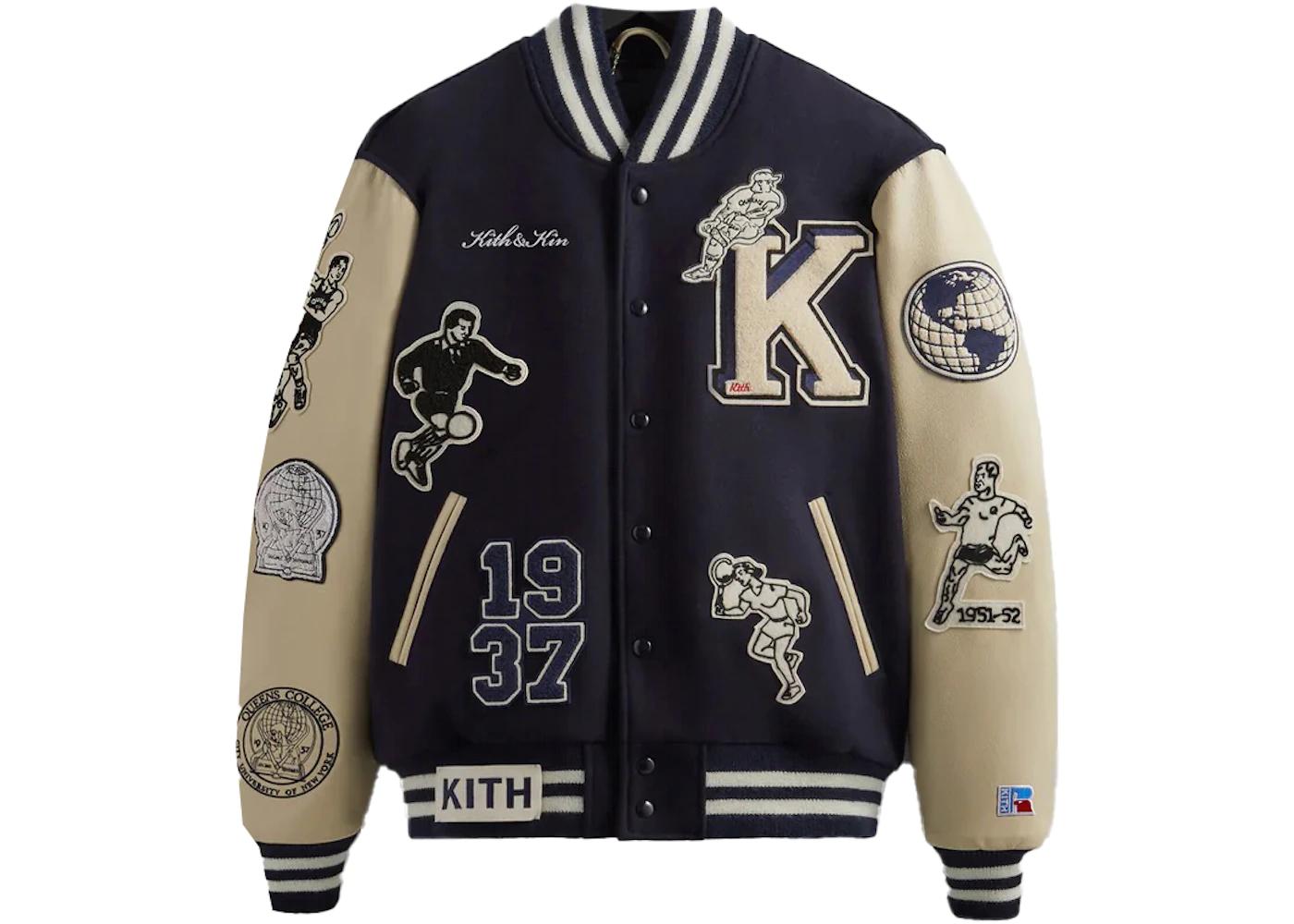 Russell Athletic CUNY Queens College Golden Bear Jacket Nocturnal by KITH